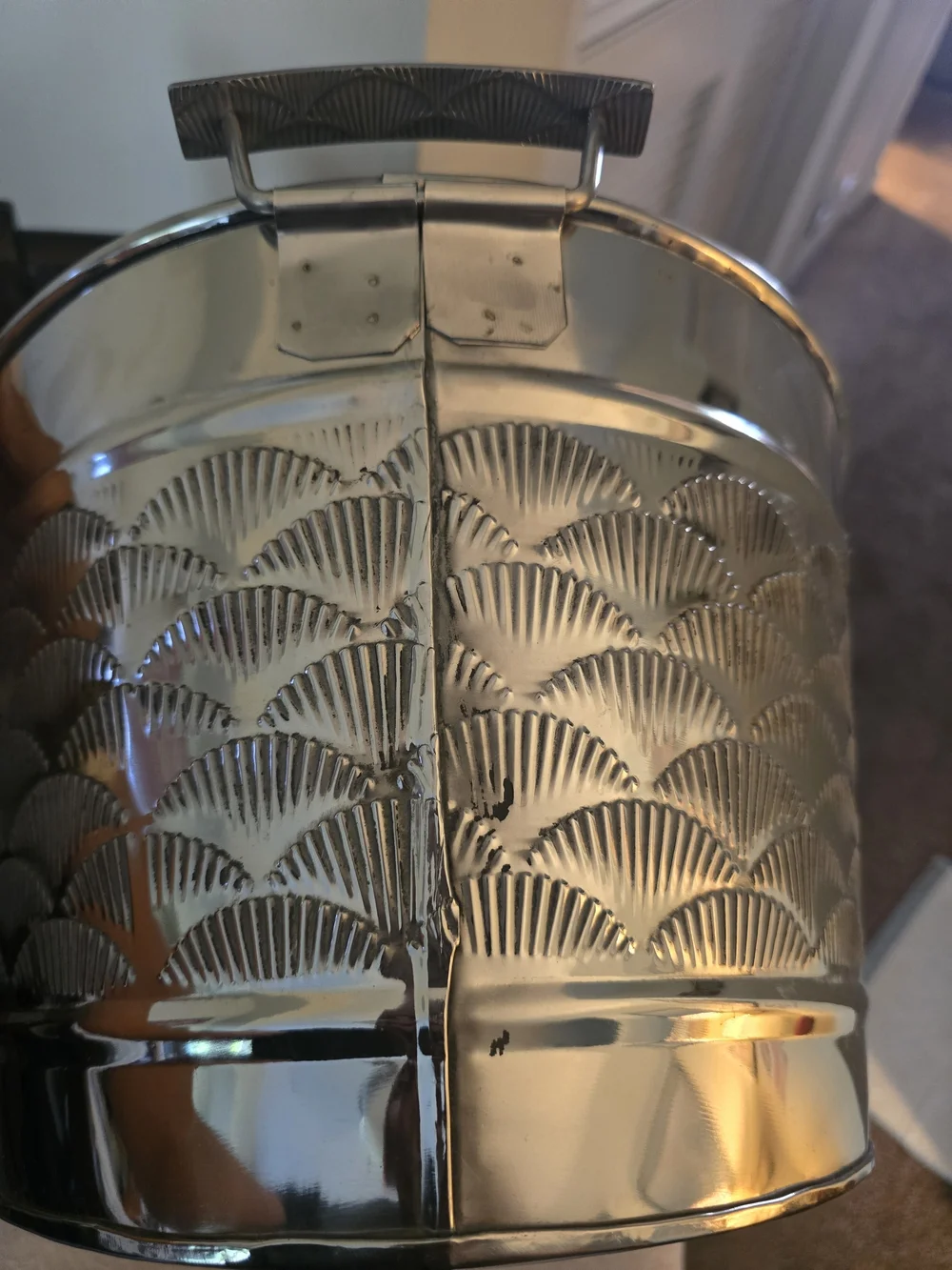 Stainless Metal Beverage Tub with Handles